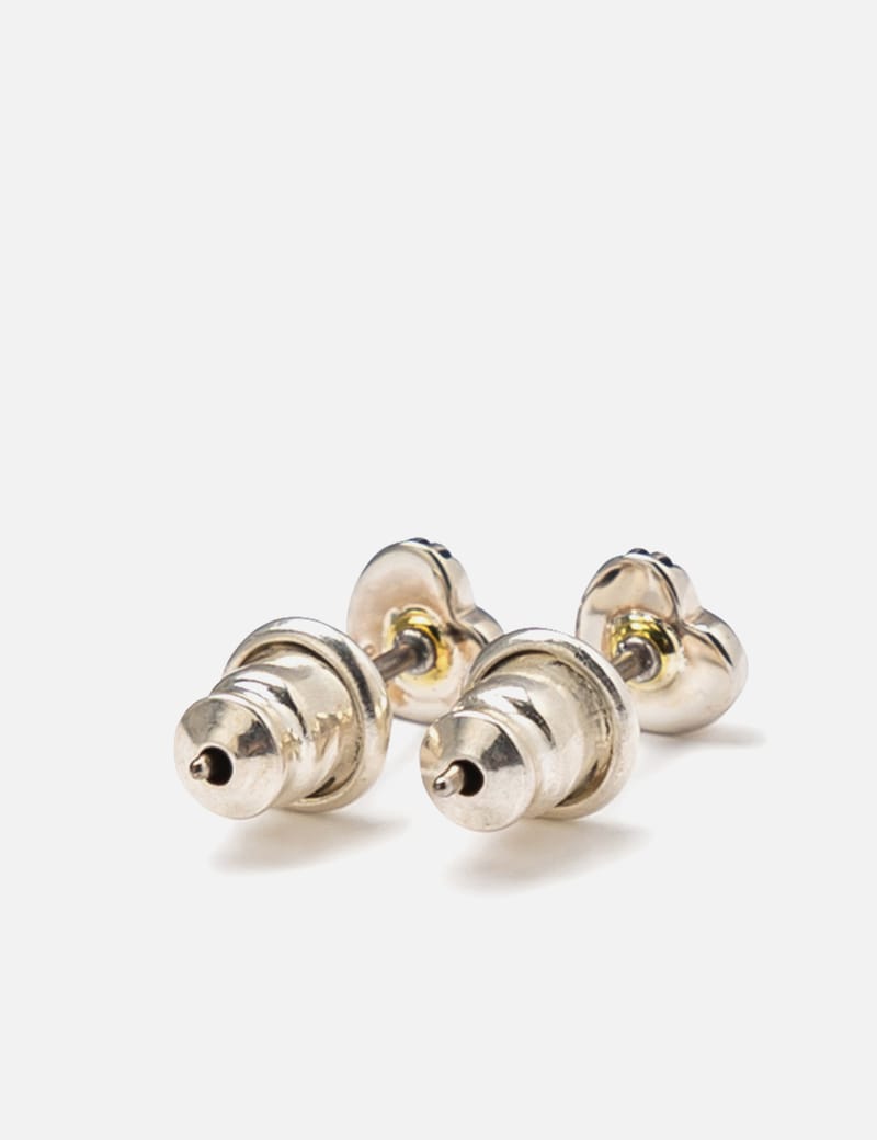 Human Made - Heart Silver Earrings | HBX - Globally Curated