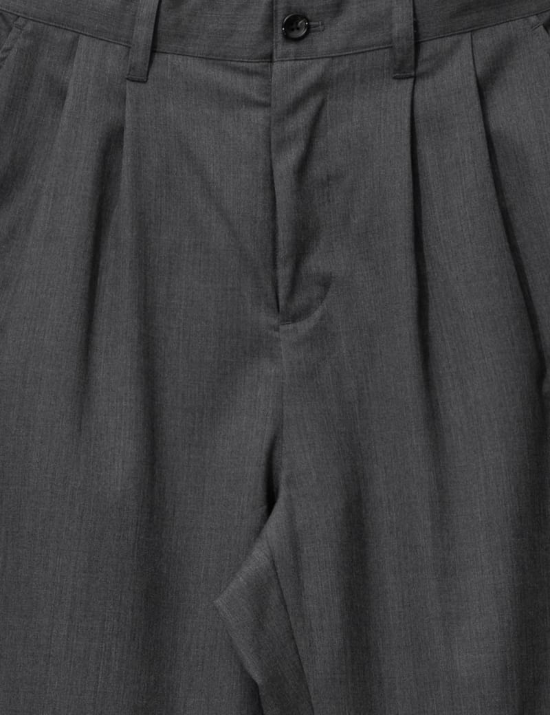 CLESSTE - Wool Gabardine City Uniform Wide Straight Pants | HBX