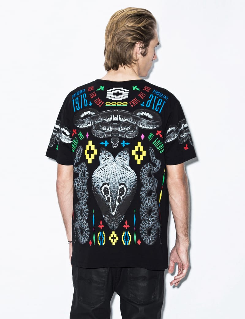 Marcelo Burlon - Black Patagonian T-Shirt | HBX - Globally Curated