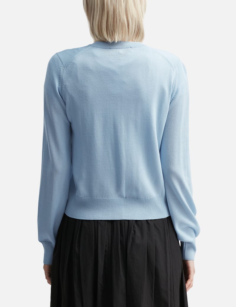 Maison Kitsuné - Bold Fox Patch Regular Cardigan | HBX