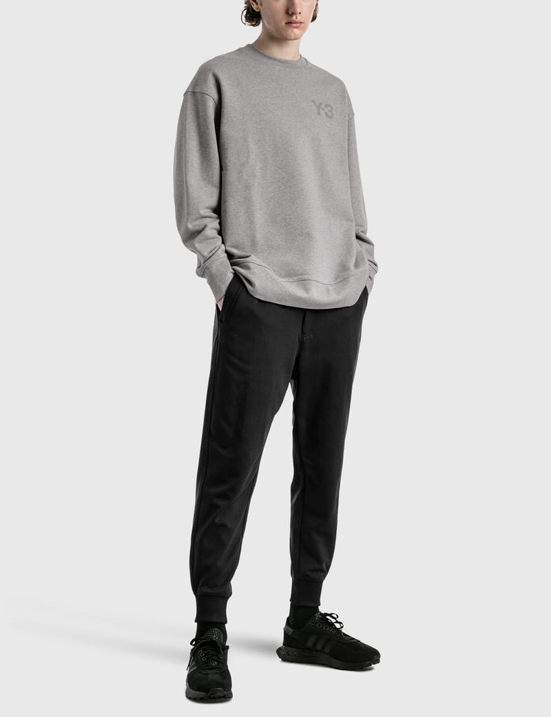 y-3 M CLASSIC CHEST LOGO CREW SWEATS-