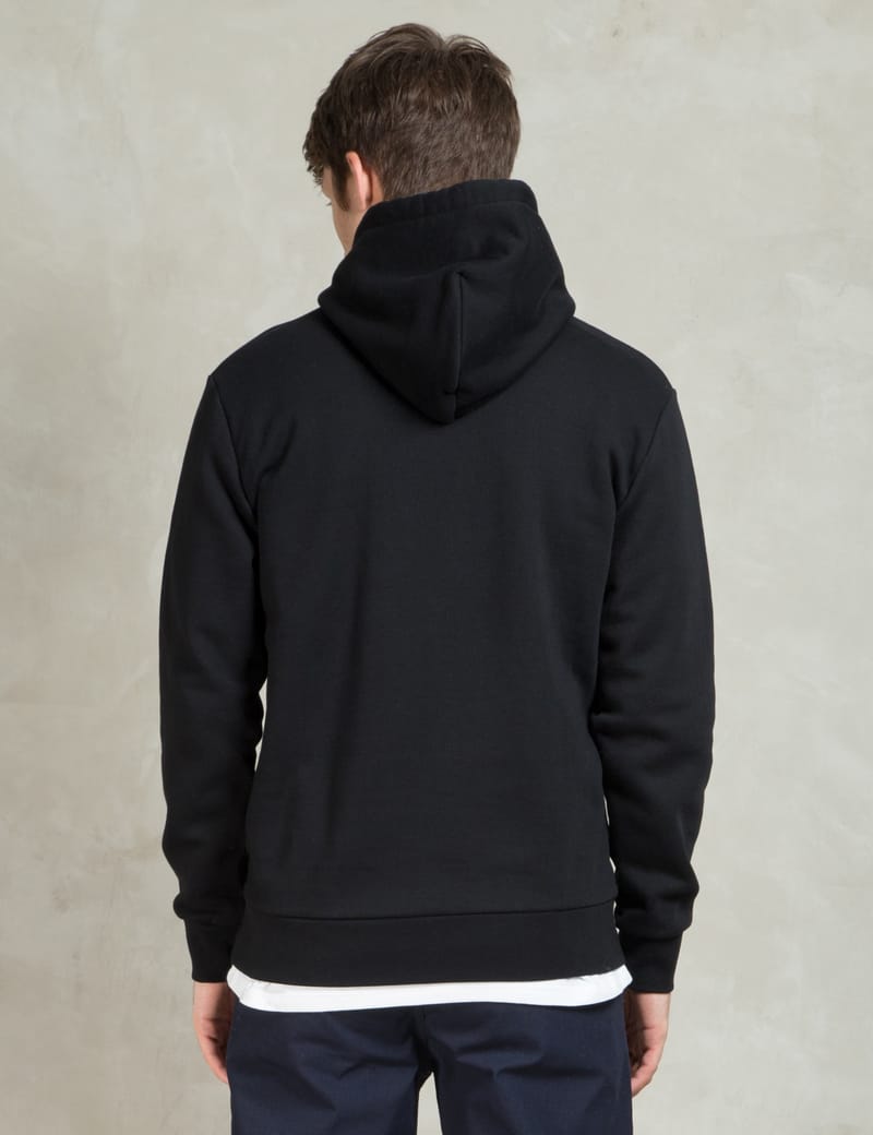 Carhartt Work In Progress - Black/White Hooded New York Sweat | HBX