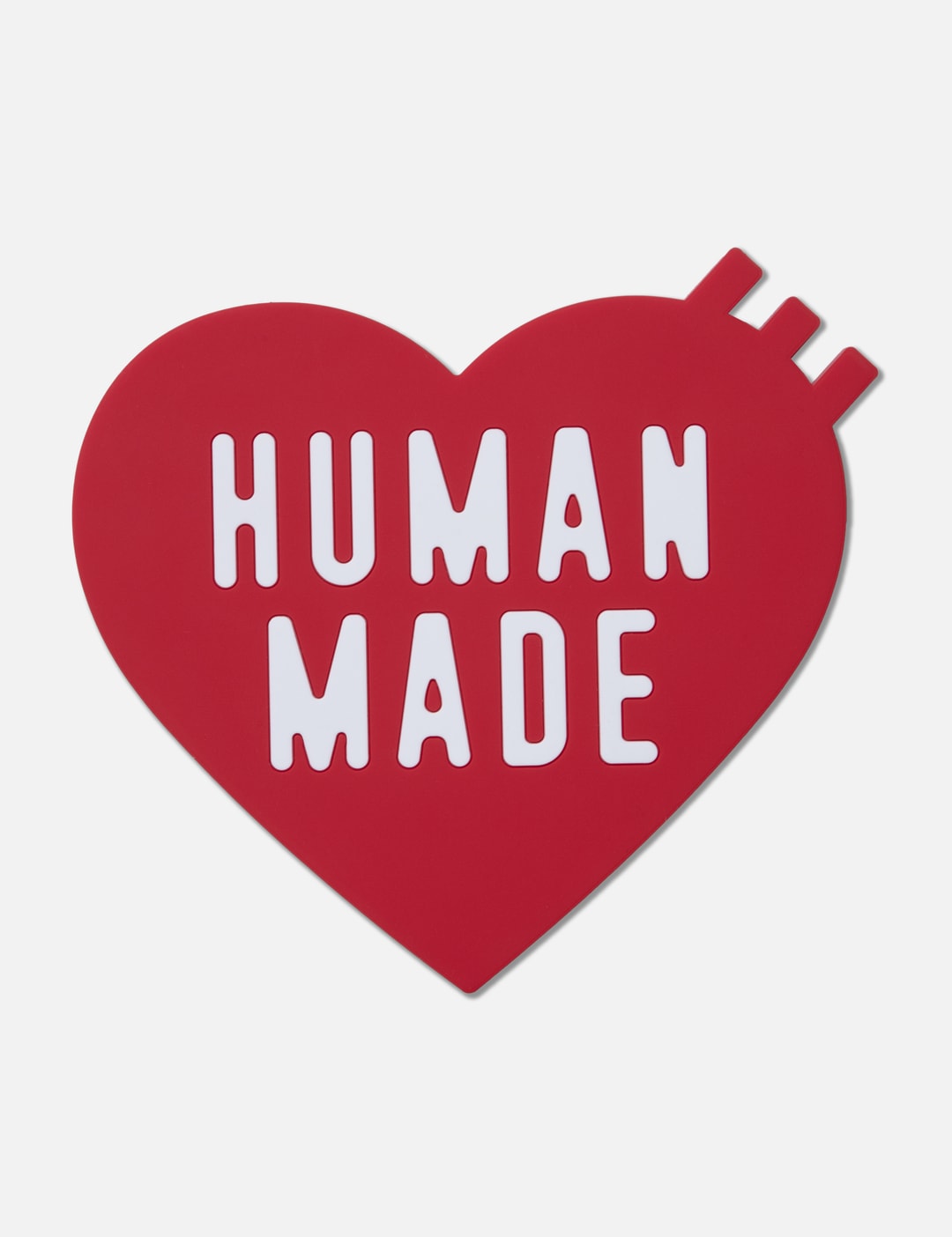 Human Made Heart Rubber Coaster HBX Globally Curated Fashion and