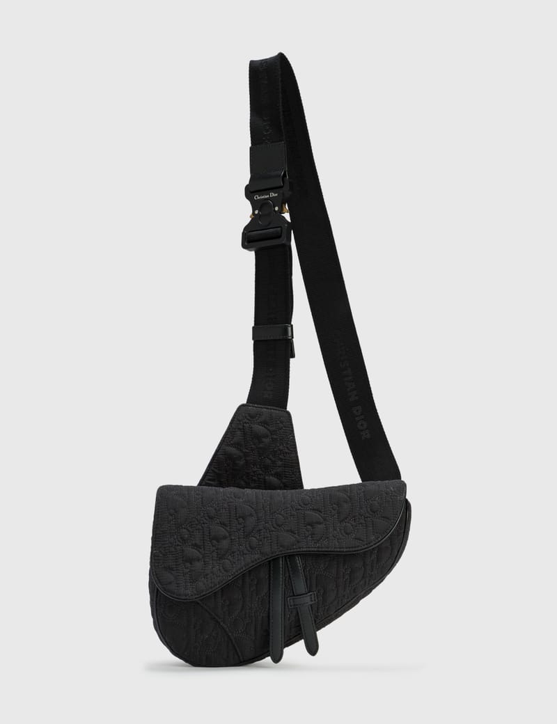 Dior nylon saddle top bag