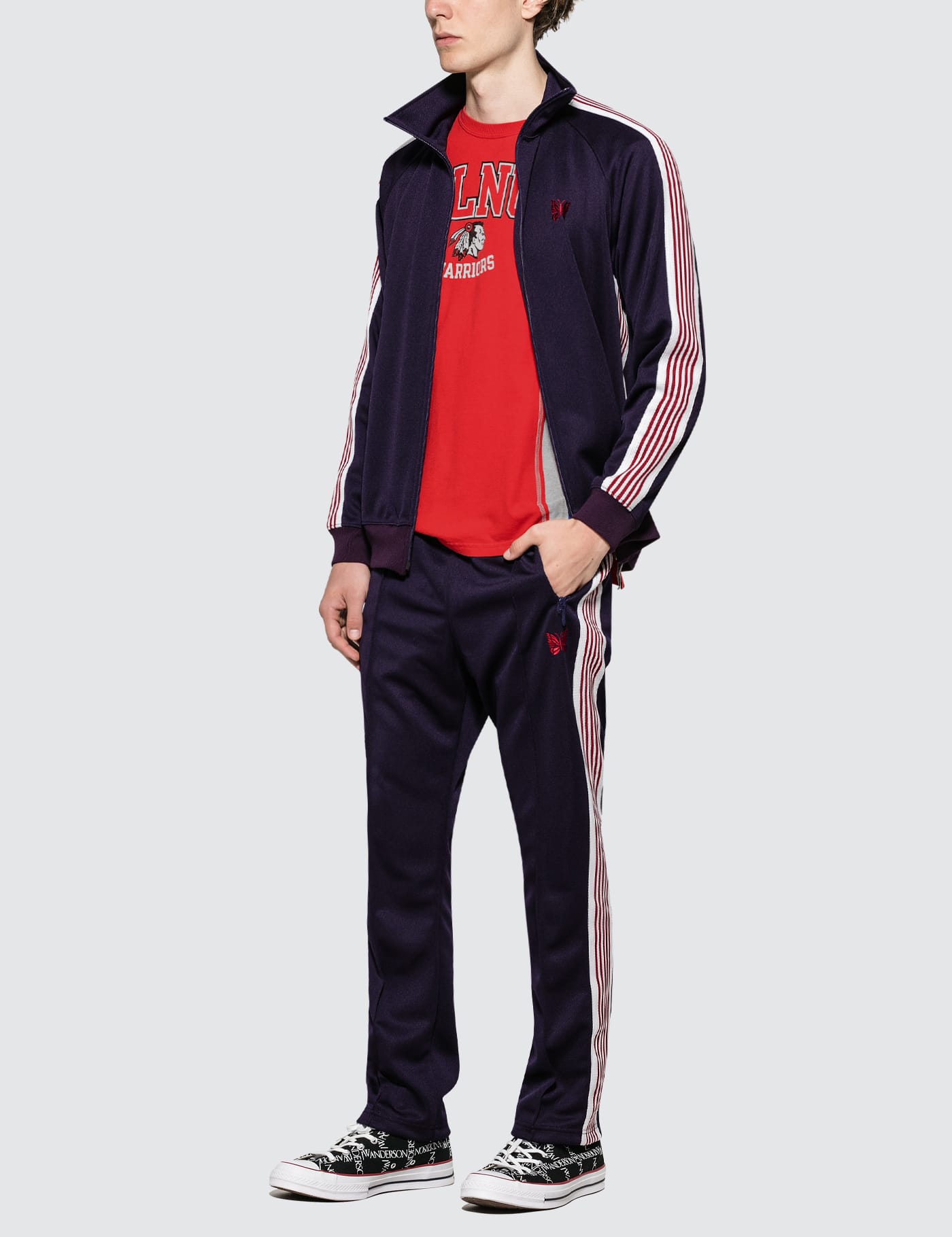 Needles - Narrow Track Pants | HBX - Globally Curated Fashion and 