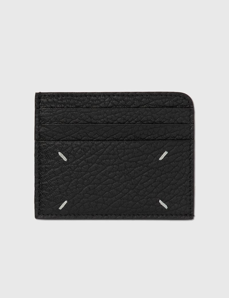 Maison Margiela - Grainy Leather Card Holder | HBX - Globally ...