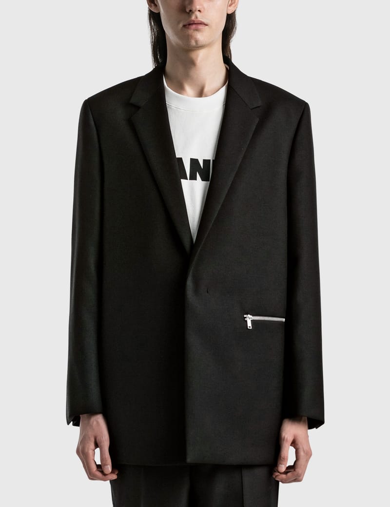 Jil Sander - Sharp Wool Serge Jacket | HBX - Globally Curated