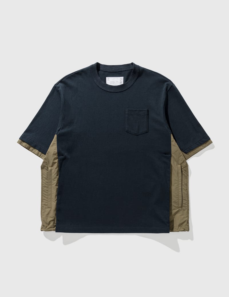 Sacai - Sport Mix T-Shirt | HBX - Globally Curated Fashion and