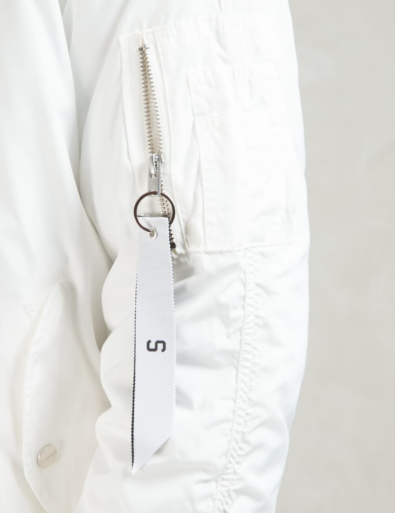 STAMPD ボンバージャケット ホワイト M STAMPD ボンバージャケット ホワイト M STAMPD MA-1 ボンバー ジャケット