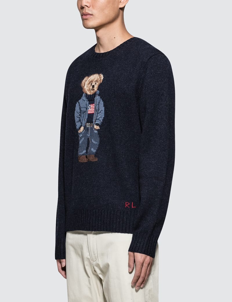 Polo Ralph Lauren - Denim Bear Knitwear | HBX - Globally Curated