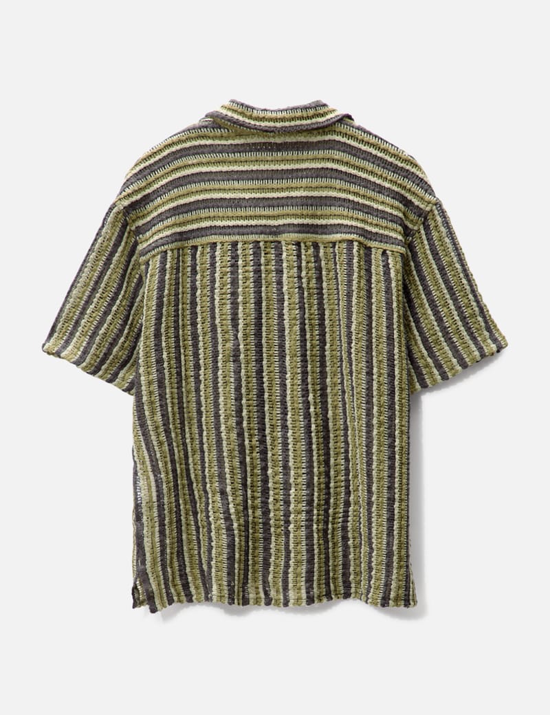 Andersson Bell - SHEER KNIT OPEN COLLAR SHIRTS | HBX - Globally