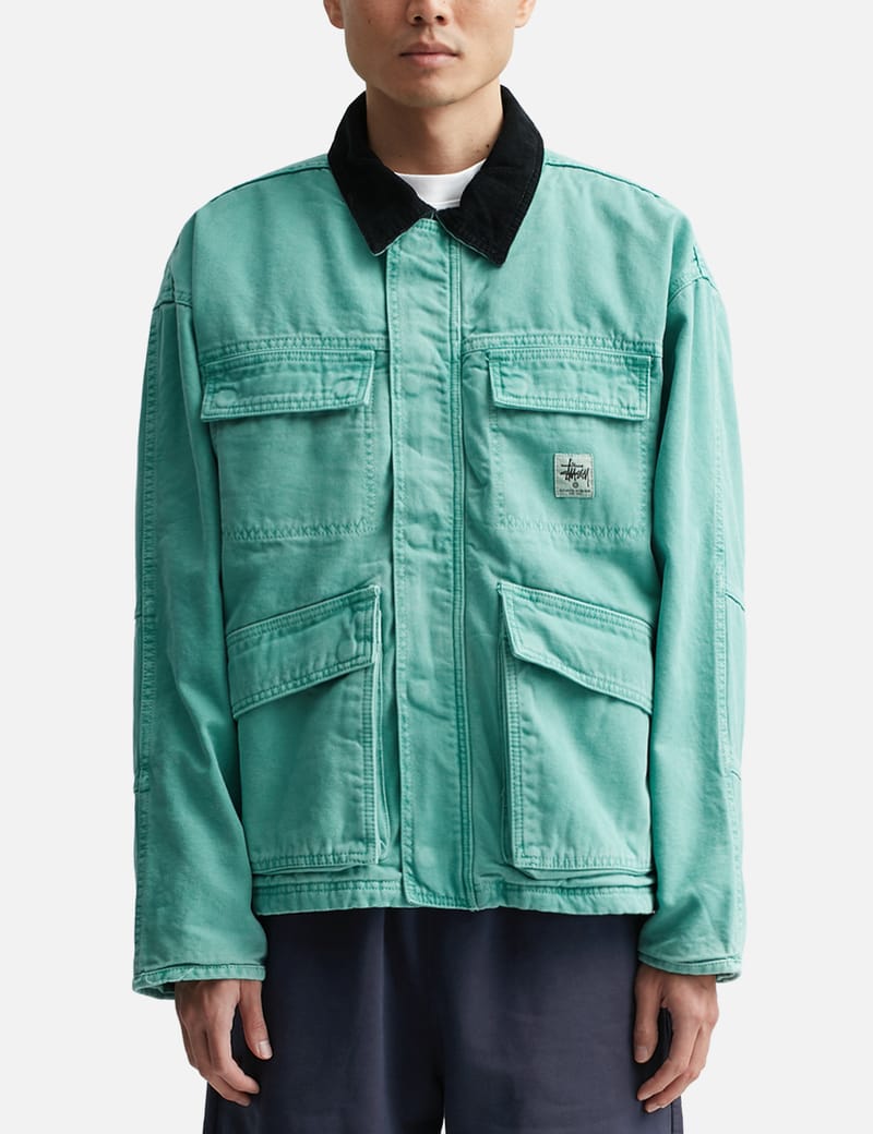 Stüssy - Washed Canvas Shop Jacket | HBX - Globally Curated