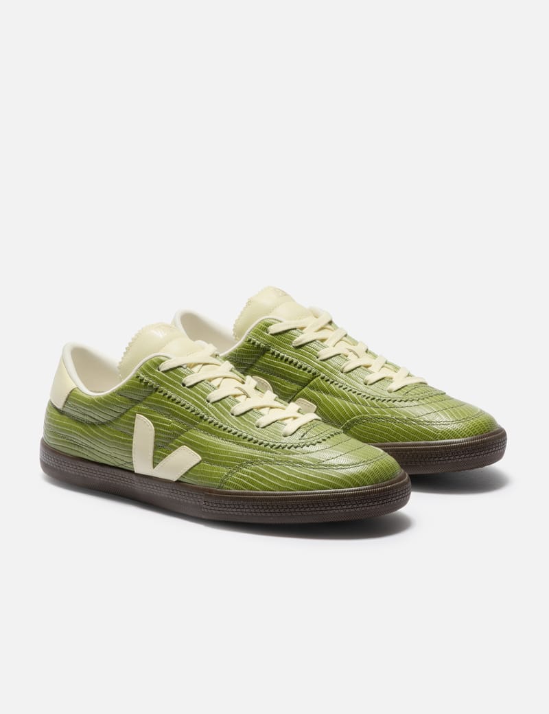 Veja Panenka Dragon Leather - Kiwi low-top sneaker with traceable