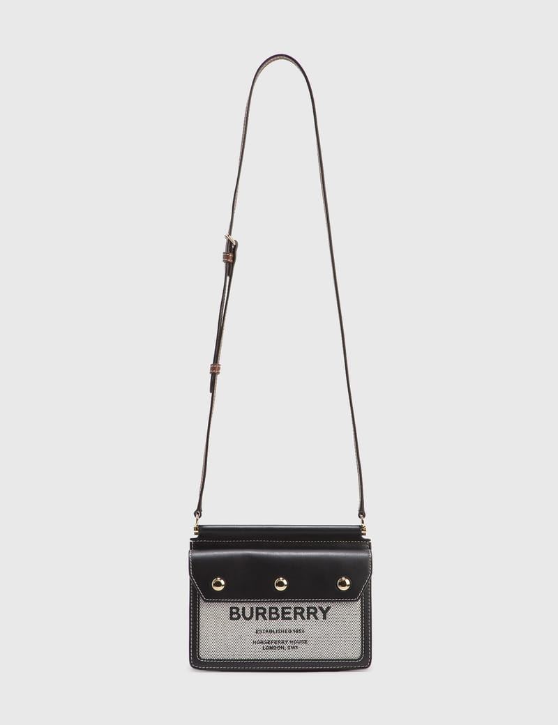 Burberry - Mini Horseferry Print Title Bag with Pocket