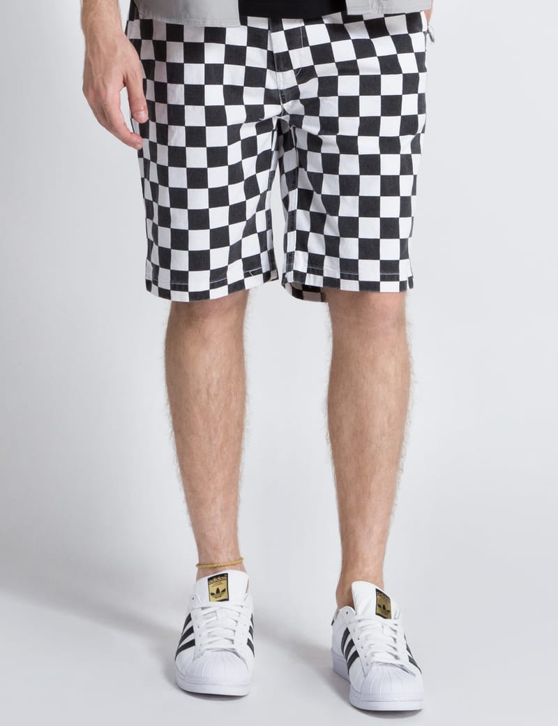 Checkered flag 2025 shorts mens