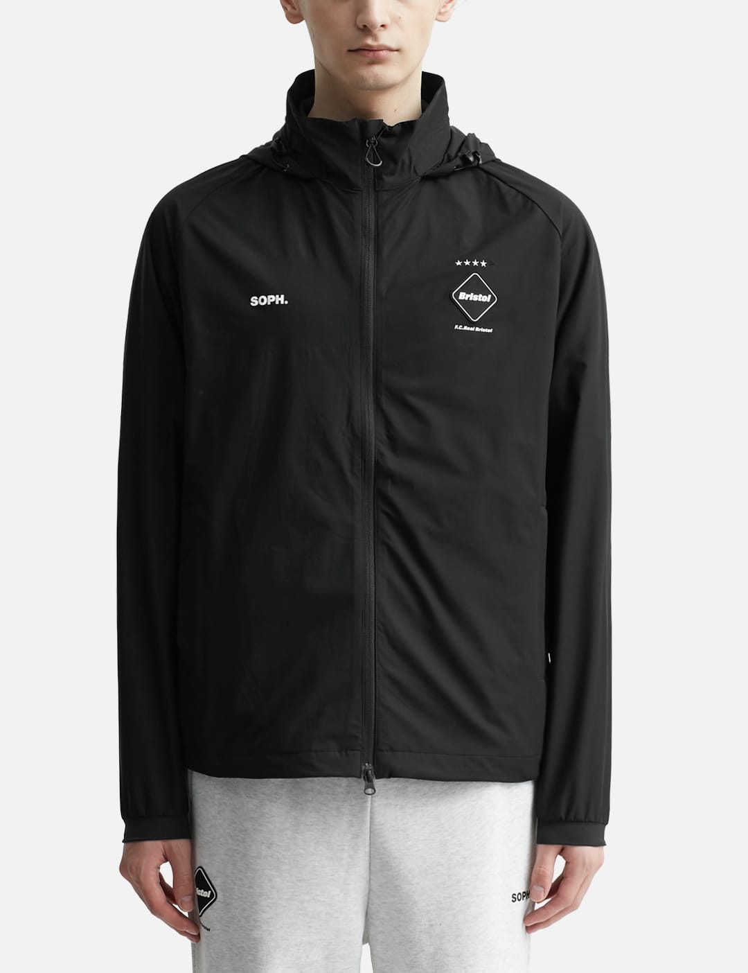 F.C. Real Bristol - STRETCH LIGHT WEIGHT HOODED BLOUSON