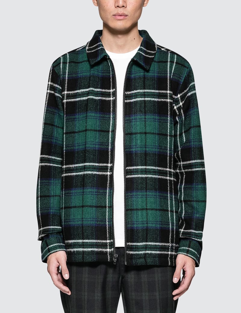 Stüssy - Heavy Wool Plaid L/S Shirt | HBX - Globally Curated