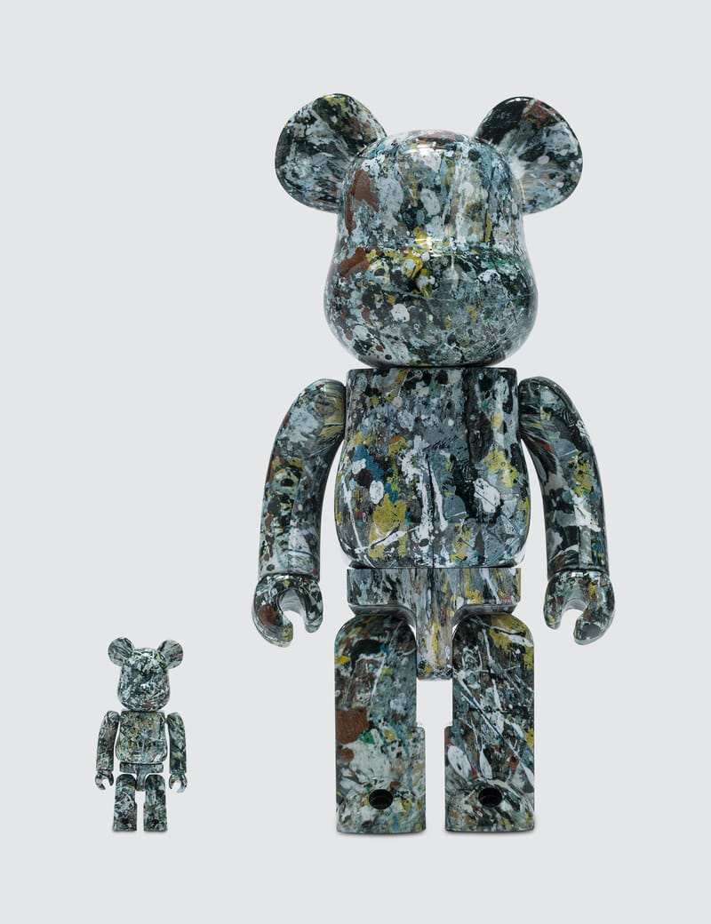 Medicom Toy - Jackson Pollock Bearbrick 400 + 100% Set Ver. 2.0