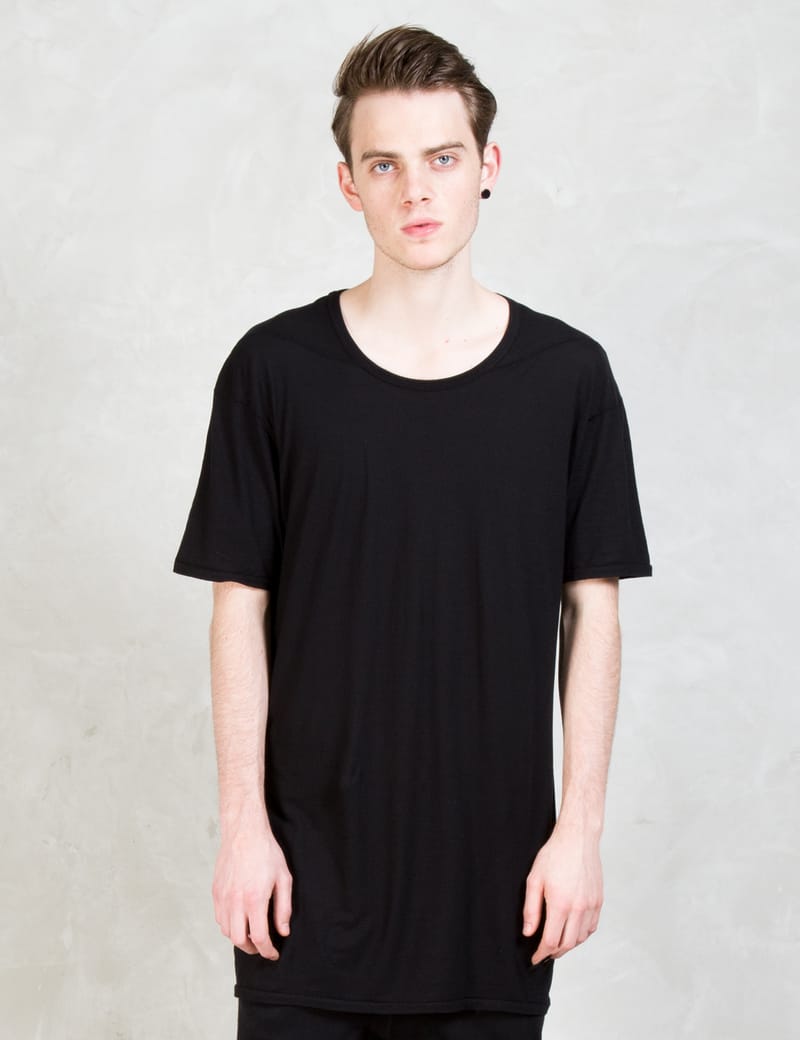 11 By Boris Bidjan Saberi - S/s T-Shirt With Finger Print At Back