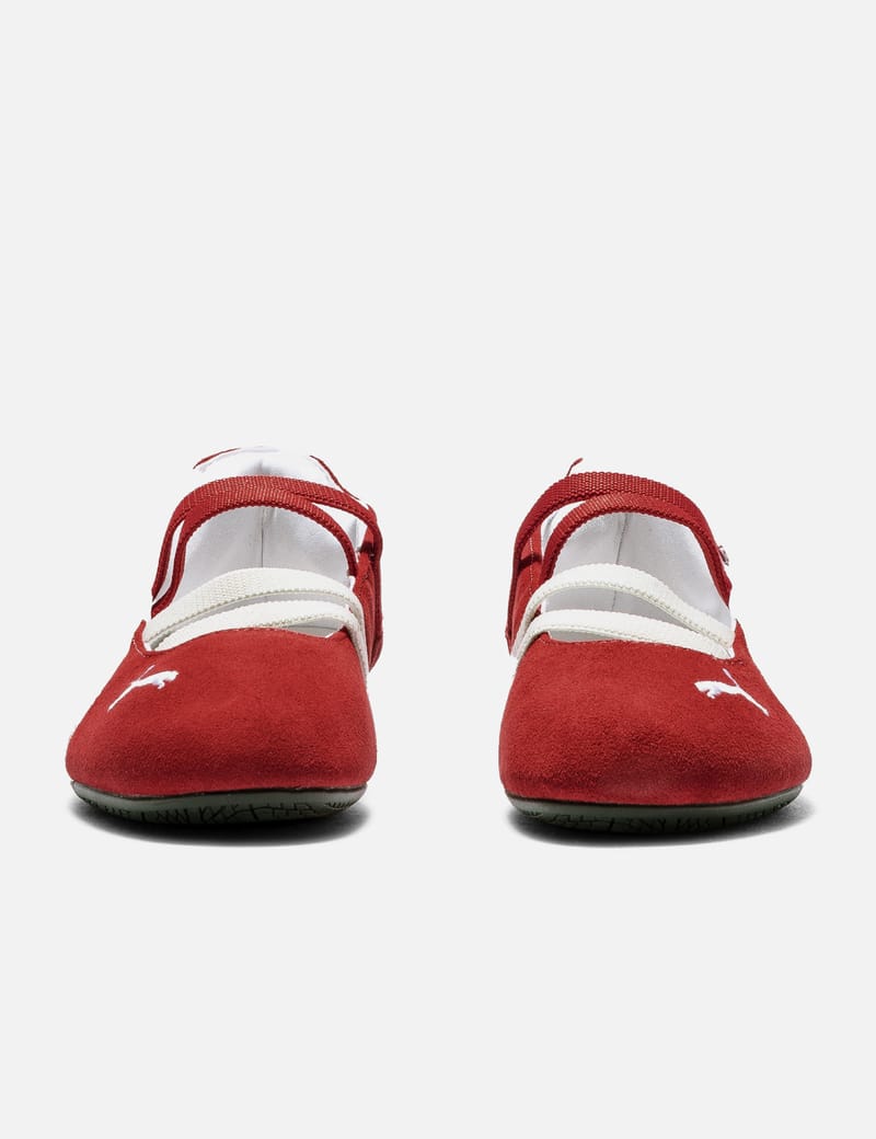 国内配送 PUMA SPEEDCAT BALLET SD WNS F.RED/WHITE/BLACK SPEEDCAT BALLET SHOES SD WNS - FOR ALL TIME RED-PUMA WHITE