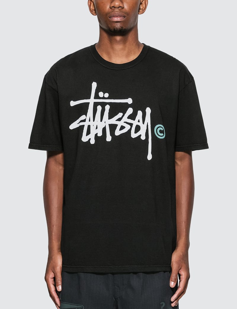 Stüssy - Basic Logo Pigment Dyed T-Shirt | HBX - Globally Curated