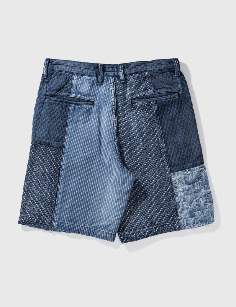 10 Years Wash Patchwork Shorts