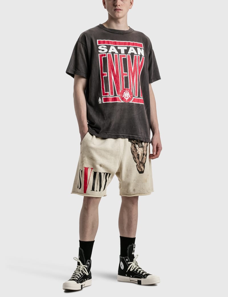 Saint Michael - Satan Enemy T-shirt | HBX - HYPEBEAST 為您搜羅全球