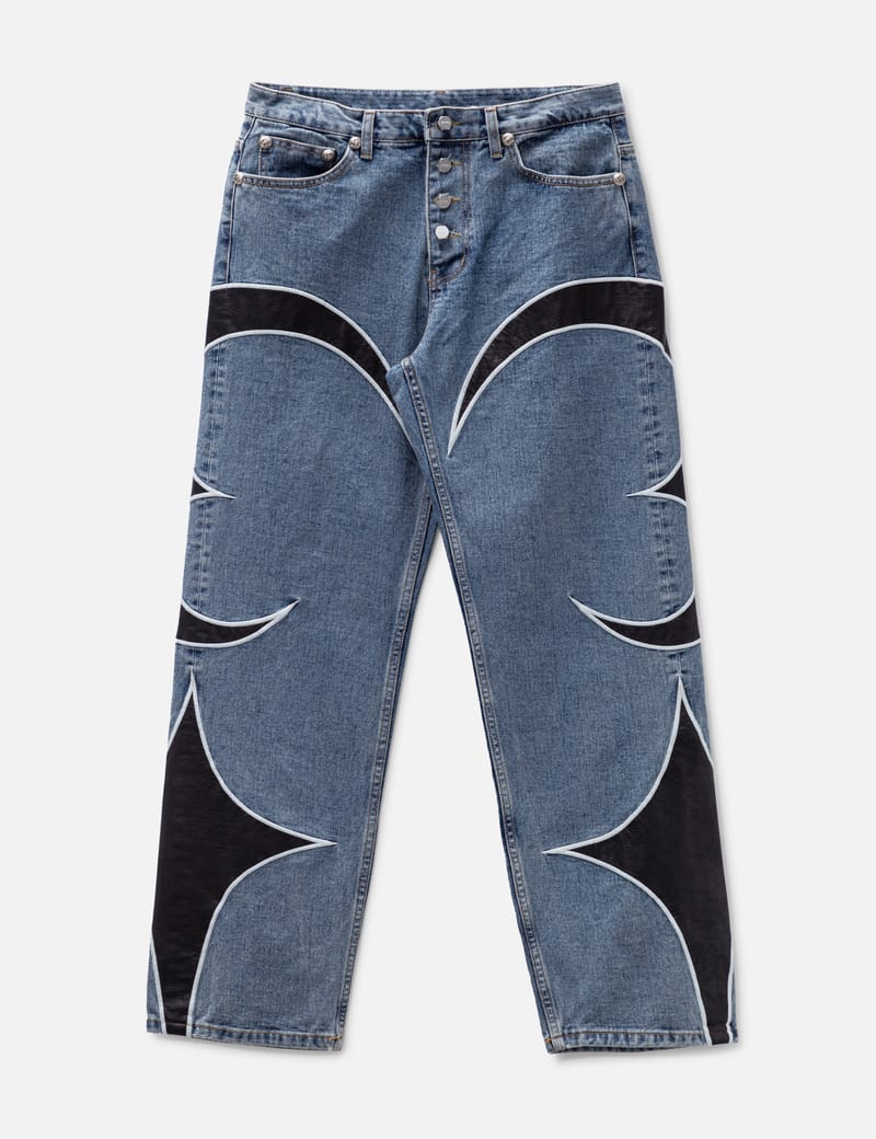 THUG CLUB - TC Leather Washing Denim Pants | HBX - Globally