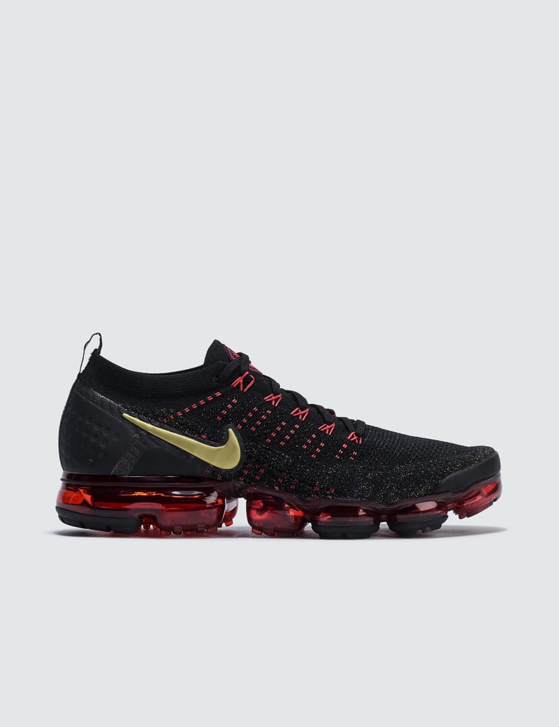 Air vapormax flyknit 2 cny - black/metallic clearance gold