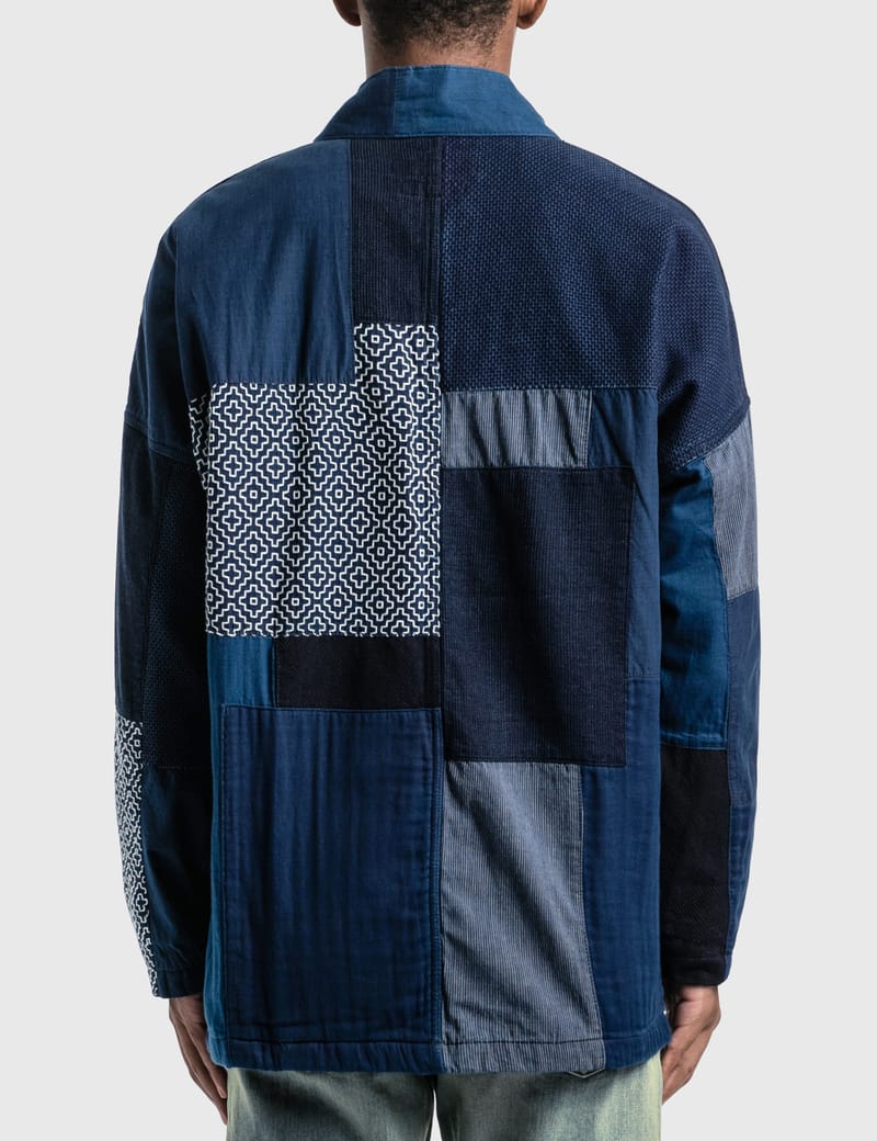 ジャケット・アウター GARA 23AW SASHIKO HAORI COAT 11oz Sashiko Haori Coat in Black – Blue Owl Workshop