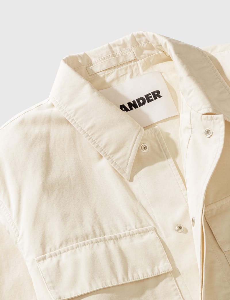 JIL SANDER + コットンシャツジャケット