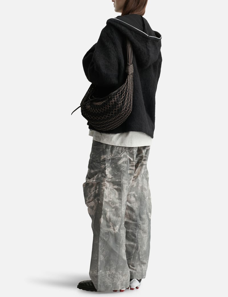 LEMAIRE ショルダーバッグ グレー キャンバス LEMAIRE ベルテッド キャンバス ハンドバッグ | ニュートラル