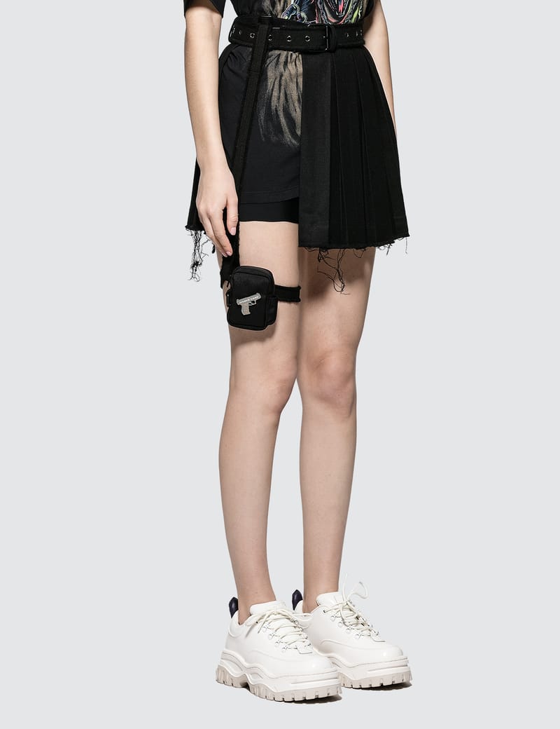 Hyein Seo - Wool Skirt With Garter Belt | HBX - Globally Curated