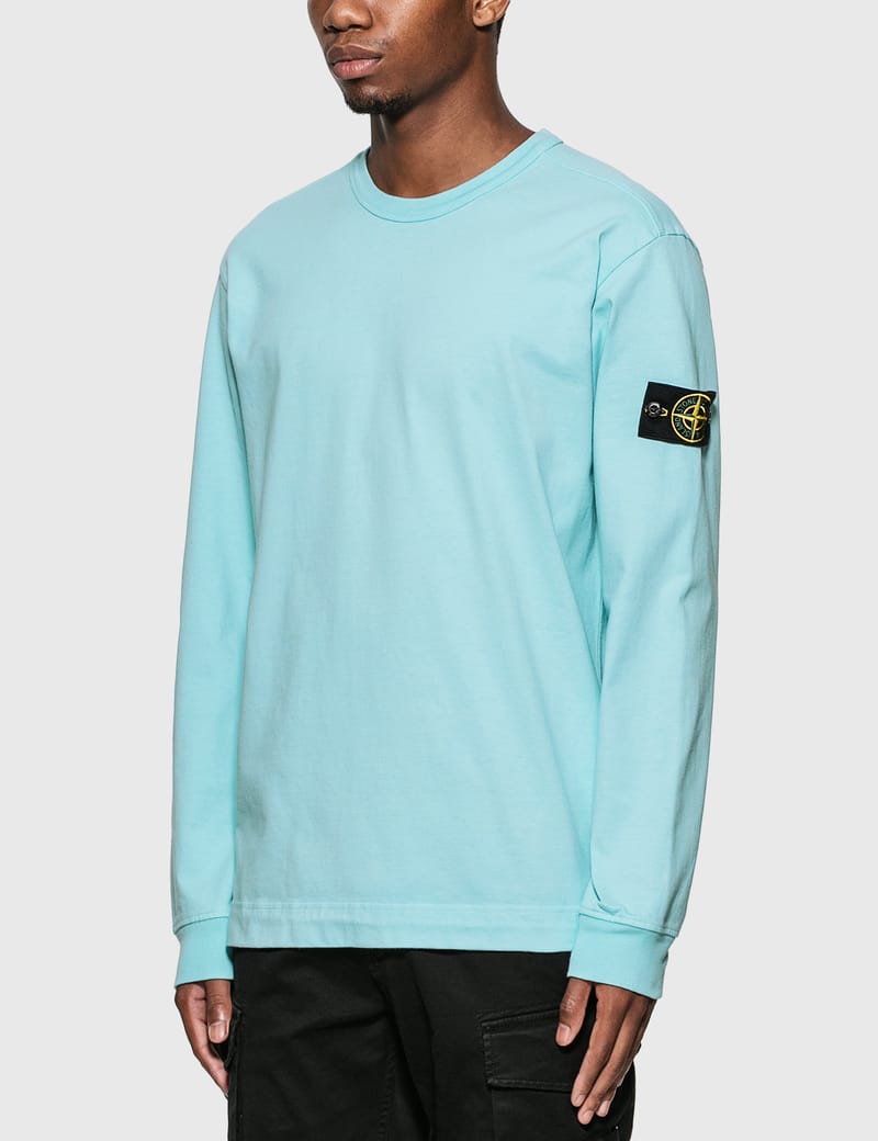 Stone Island - Compass Patch Logo Long Sleeve T-Shirt | HBX