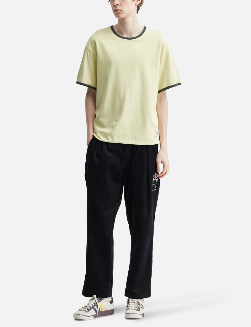 Brain Dead Reversible T-Shirt - Versatile washed cotton tee