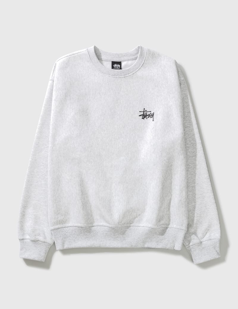 Stüssy - Basic STÜSSY Crewneck Sweatshirt | HBX - Globally Curated Fashion  and Lifestyle by Hypebeast