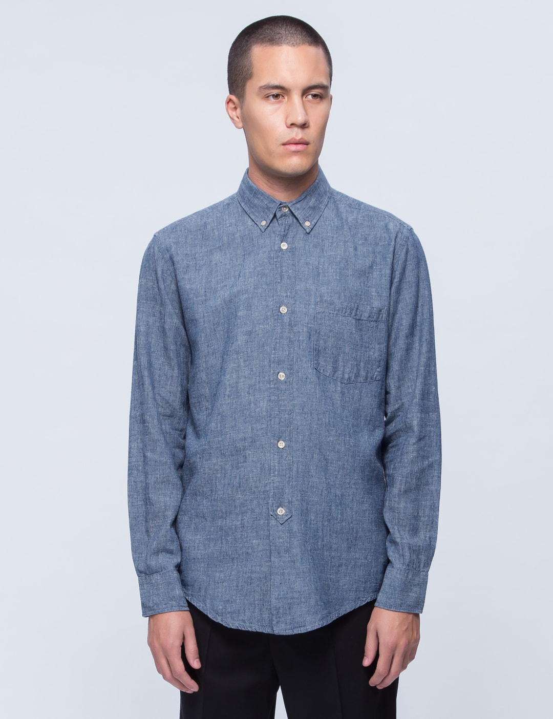 Our Legacy - 1940's Chambray L/S Shirt | HBX - Globally Curated Fashion ...