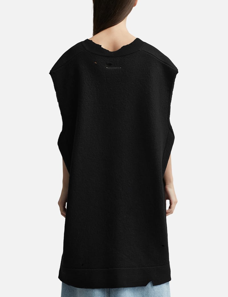 MM6 Maison Margiela - V-Neck Sleeveless Dress | HBX