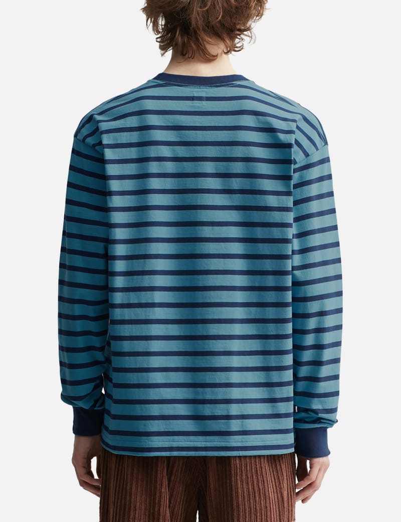 Human Made - Striped Long Sleeve T-shirt | HBX - Globally Curated