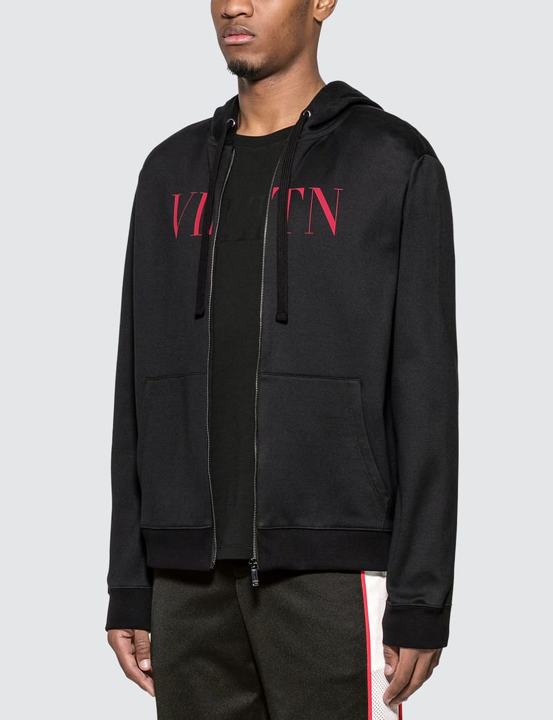 Valentino - VLTN Zipped Full Zip Hoodie | HBX - Globally Curated