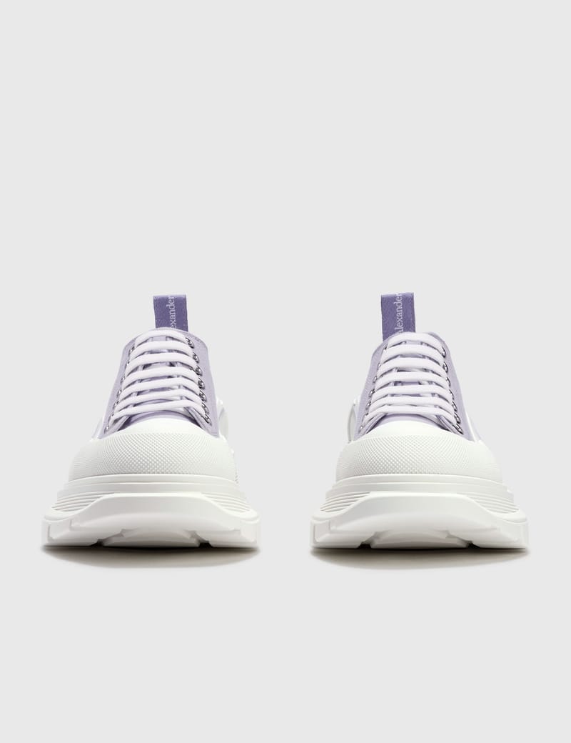 【関税込み】Tread Slick Sneakers - Alexander Mcqueen - Lilac Alexander McQueen Tread Slick Low Top Sneaker Pink Size 37