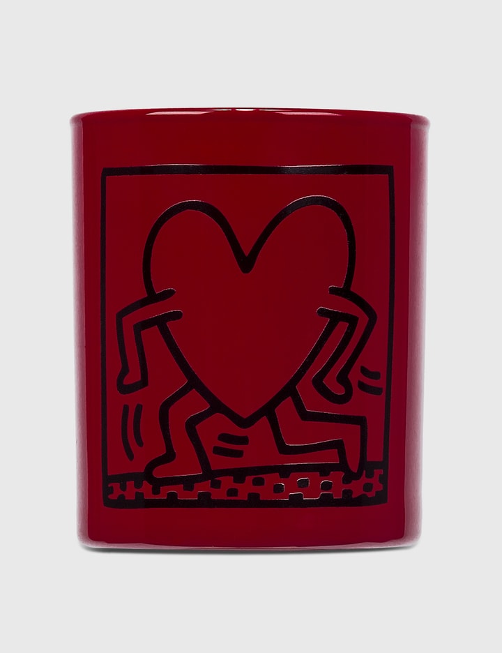 Ligne Blanche Keith Haring Red Running Heart 퍼퓸 캔들 HBX 하입비스트가 엄선한