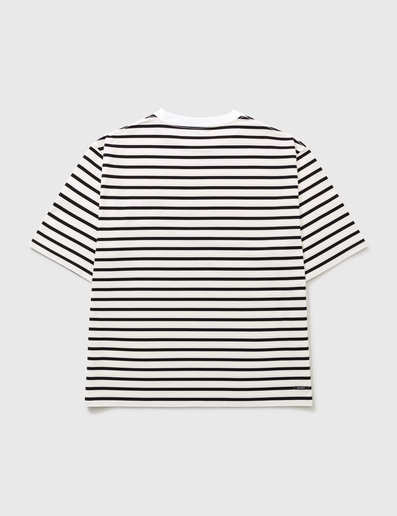 SOPHNET.¥27,500 STRIPE REGULAR FIT SHIRT SOPHNET. - Striped T-Shirt | HBX