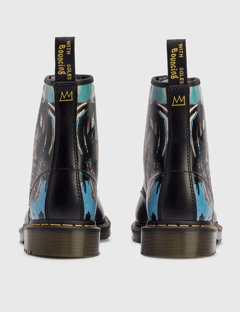 Dr. Martens 1460 BASQUIAT II プリントブーツ Dr. Martens - Dr. Martens X Jean-Michel Basquiat 1460 レースアップ