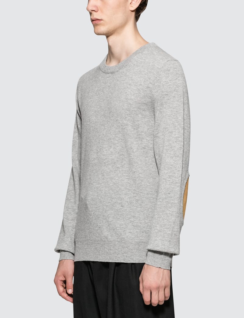 Maison Margiela - 12 Guage Elbow Patch Knit | HBX - Globally