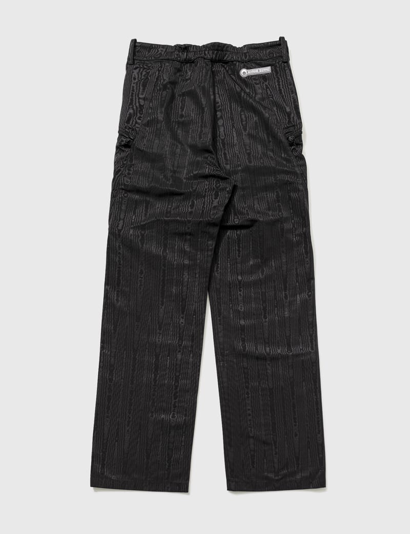 Marine Serre - Cargo Pockets Moiré Pants | HBX - Globally Curated