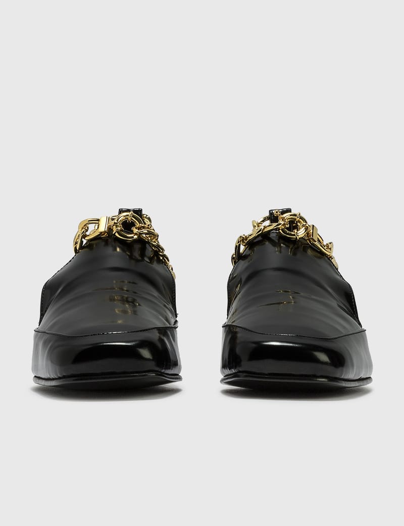 BY FAR - Nick Black Semi Patent Leather Shoes | HBX - ハイプ BY FAR - Nick Black Semi Patent Leather Shoes | HBX - ハイプ