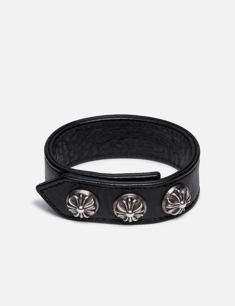 CHROME HEARTS - Chrome Hearts Leather Bracelet | HBX - Globally Curated  Fashion and Lifestyle by Hypebeast