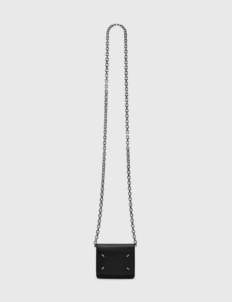 Maison Margiela - Small Four Stitches Chain Wallet | HBX - Globally Curated  Fashion and Lifestyle by Hypebeast