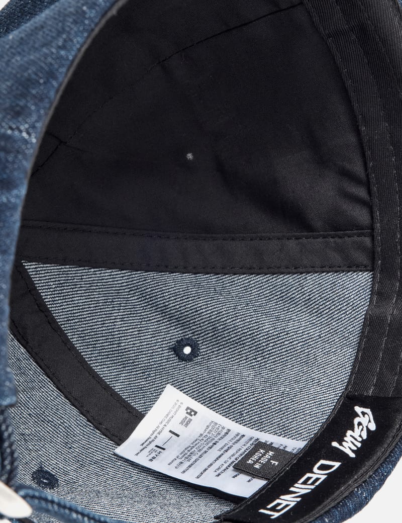 DEINET YEONJUN GGUM X DEINET Ball Cap - Distressed denim 6-panel